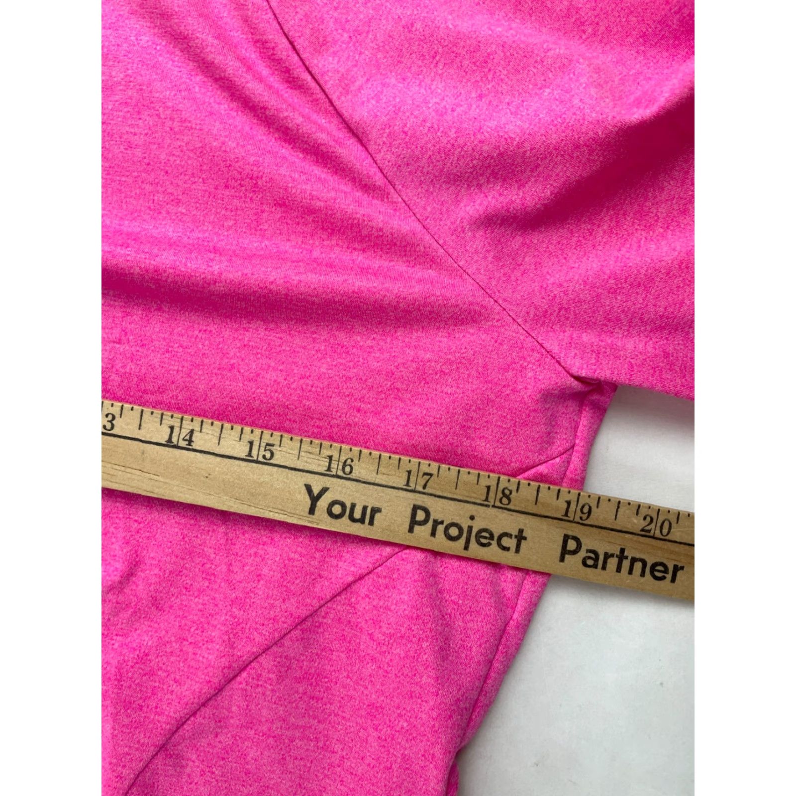 Athletic Works Athletic Works Shirt Women's Large Pink Heather Long Sleeve Round Neck T-Shirt Athletic Activewear Mens Womens Girls Size L / US 10 / IT 46 - 6 Thumbnail