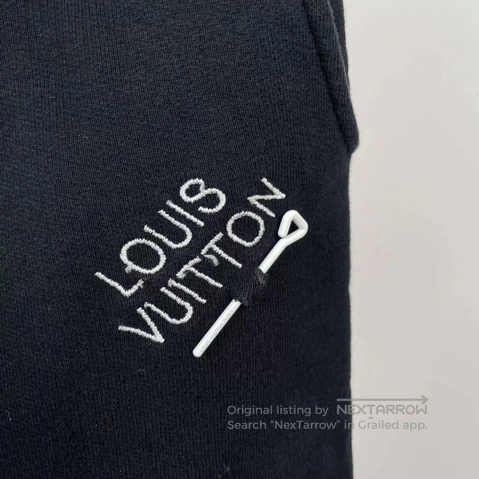 Louis Vuitton Black Jogger Sweatpants with Logo. Size US 32 / EU 48 - 4 Thumbnail