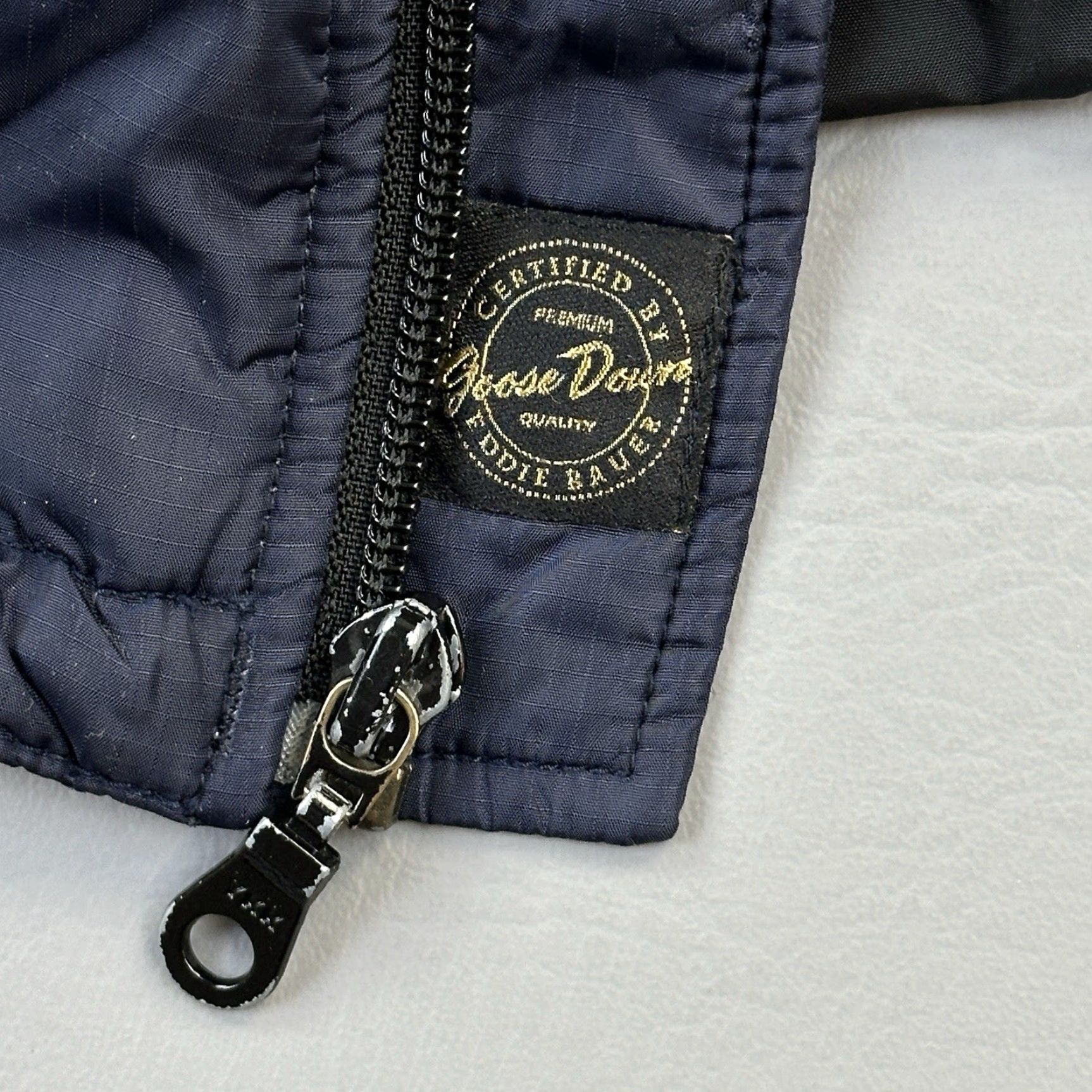 Eddie Bauer Eddie Bauer Vest Mens Large Full Zip Goose Down Quilted Puffer Outdoor Blue Size US L / EU 52-54 / 3 - 4 Thumbnail