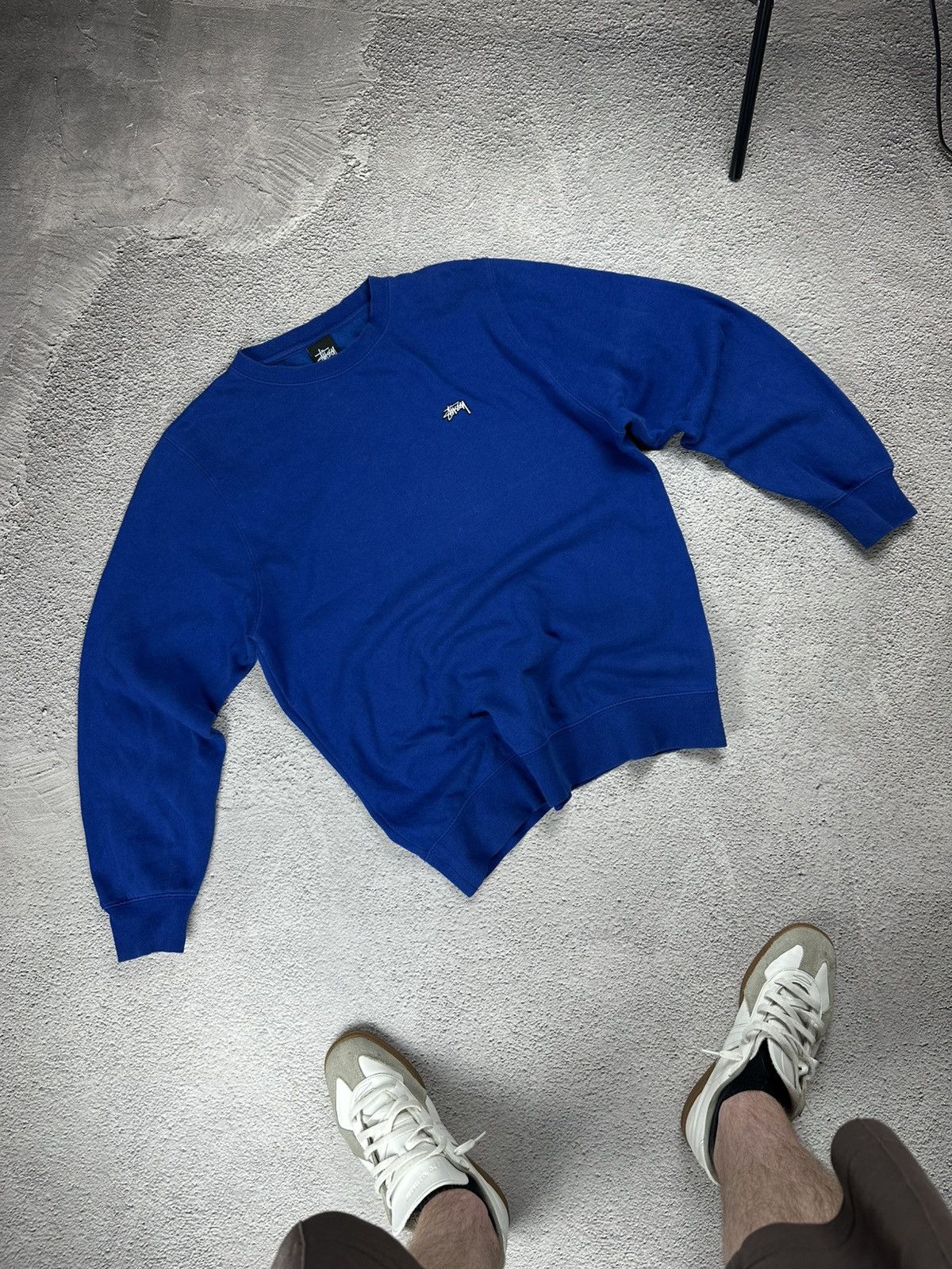 Stussy Vintage Stussy Sweatshirt Y2K Logo Faded SK8 Hype Crazy Size US M / EU 48-50 / 2 - 1 Thumbnail