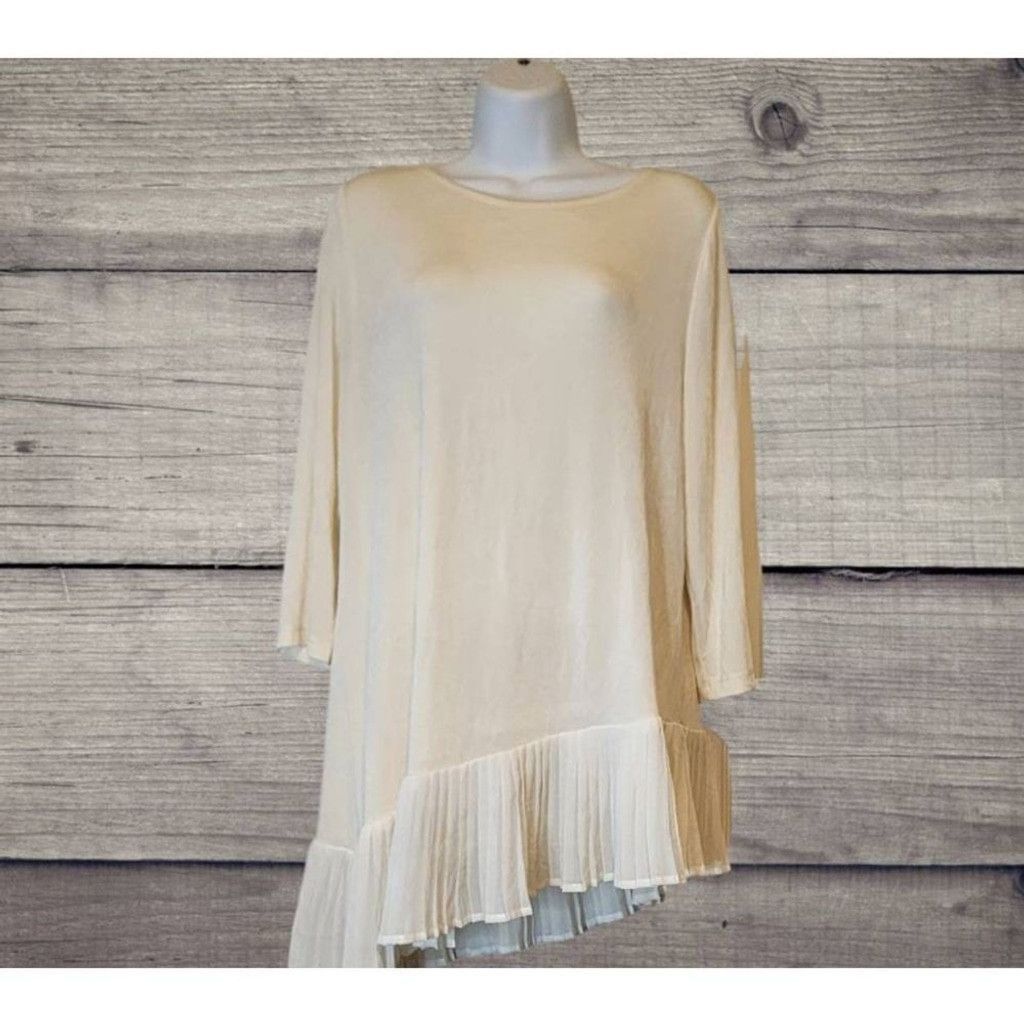 Chicos Chico's Off-white Blouse Size L / US 10 / IT 46 - 1 Thumbnail