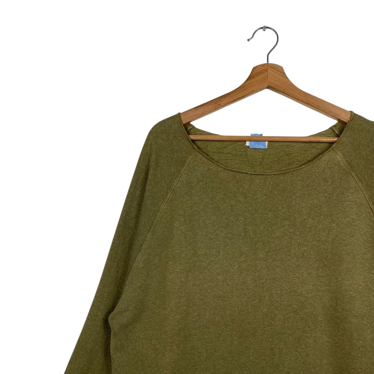 Beams Plus BEAMS Made in Usa Hemp Cotton Olive Green Sweater #1780-C79 Size US L / EU 52-54 / 3 - 6 Thumbnail