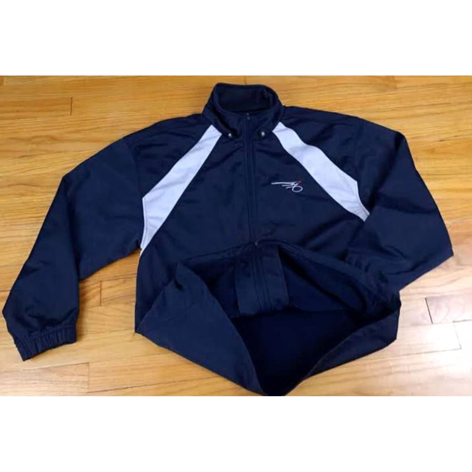 O'Neill VINTAGE Shaquille O'Neil Full Zip Track Warm-Up Top Sweatshirt Men M Black Shaq 29in long 24in chest Size US M / EU 48-50 / 2 - 5 Thumbnail