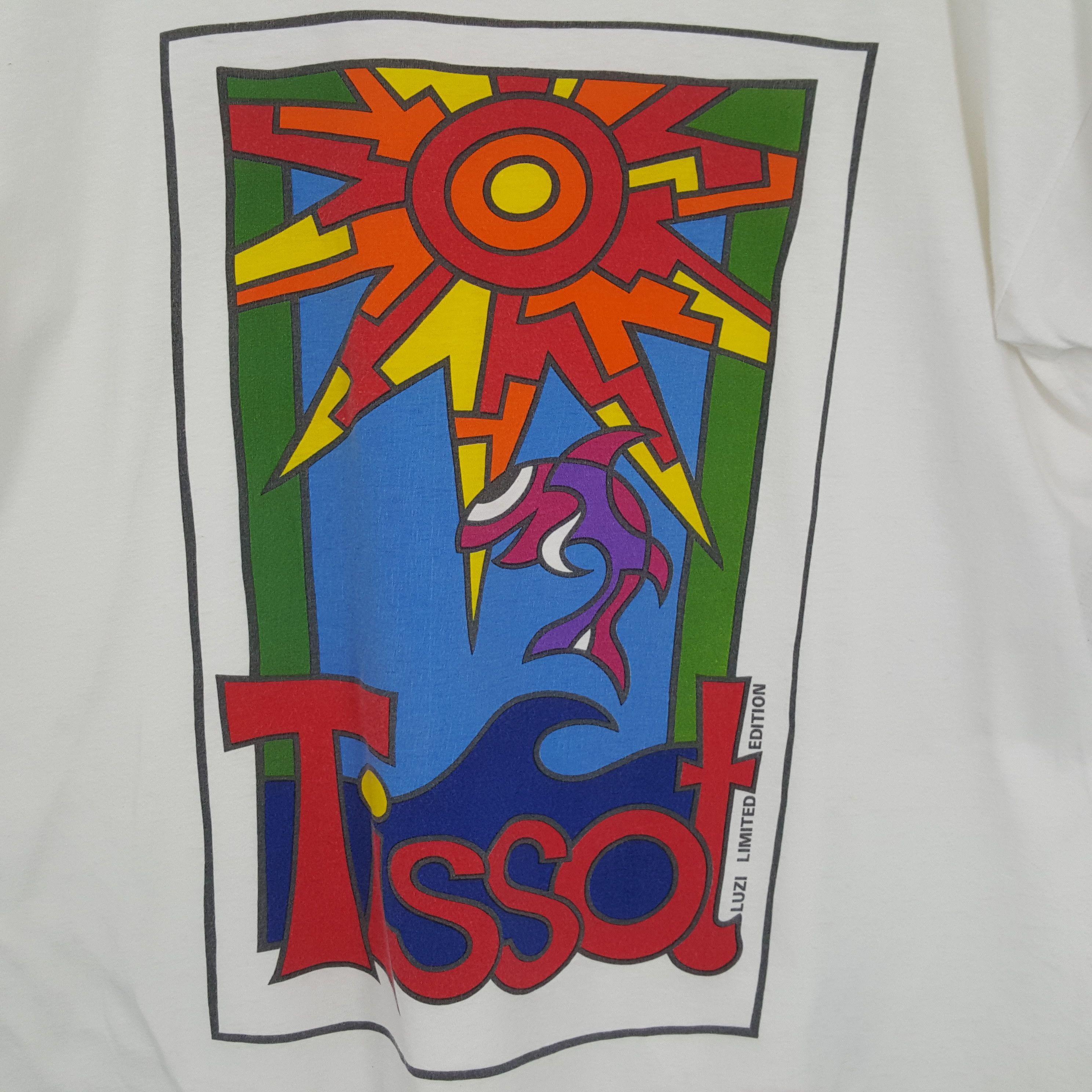 Tissot × Vintage TISSOT Watch Brand Back Print Design Tshirt Size US L / EU 52-54 / 3 - 2 Thumbnail
