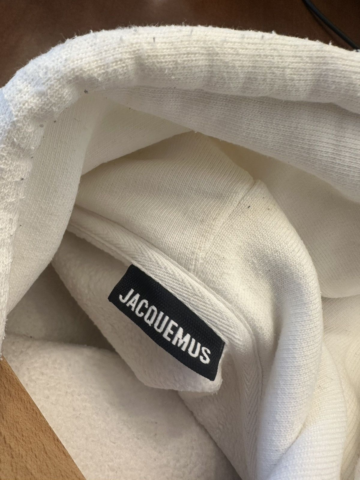 Jacquemus Jacquemus White Logo Hoodie Size US M / EU 48-50 / 2 - 4 Thumbnail