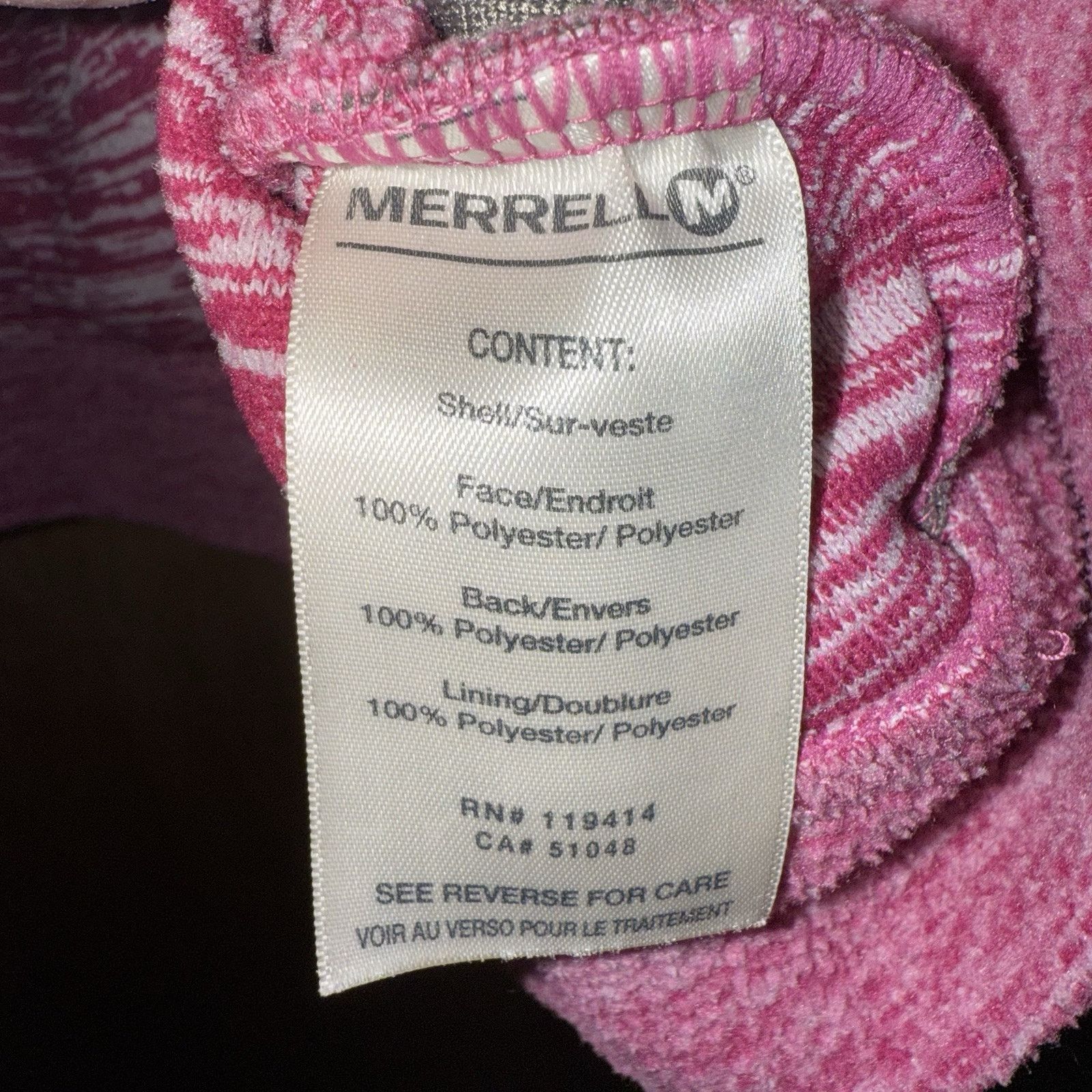 Merrell Merrell Fleece Jacket Hoodie Zip Up Size XS RN# 119414 Size S / US 4 / IT 40 - 6 Thumbnail