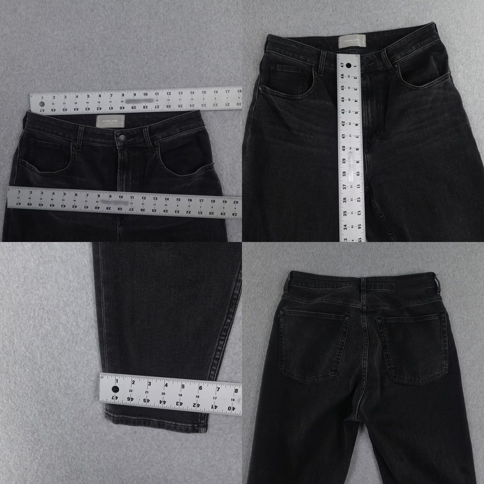 Everlane Everlane Womens Jeans Black Size 30 Tapered Curvy Cheeky Size 30" / US 8 / IT 44 - 8 Thumbnail