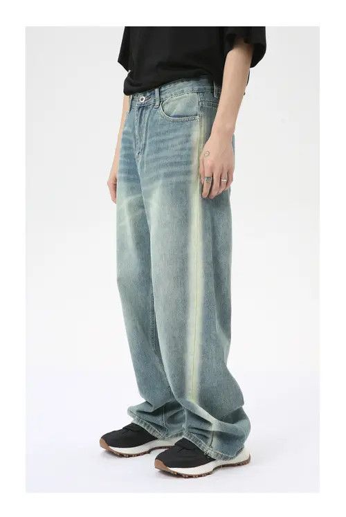 Other Gradient loose straight washed jeans Size US 32 / EU 48 - 4 Thumbnail