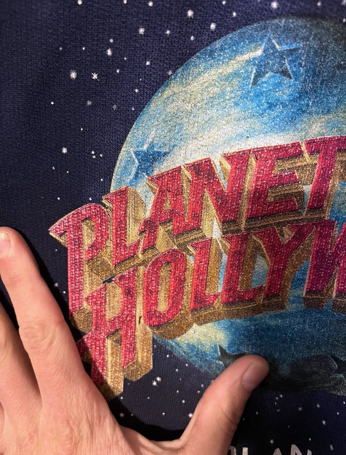 Planet Hollywood Oversized vintage sweatshirt 90s🔥 Size US L / EU 52-54 / 3 - 2 Thumbnail
