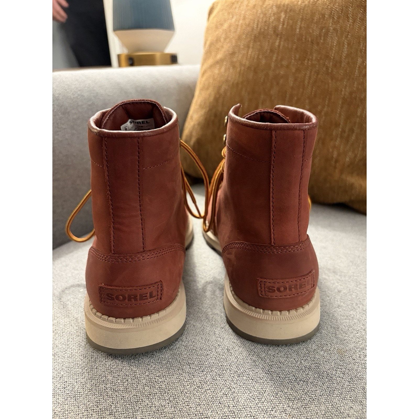 SOREL SOREL Madson II Chore Waterproof Leather Boots Spice Mens 9 Size US 9 / EU 42 - 7 Thumbnail