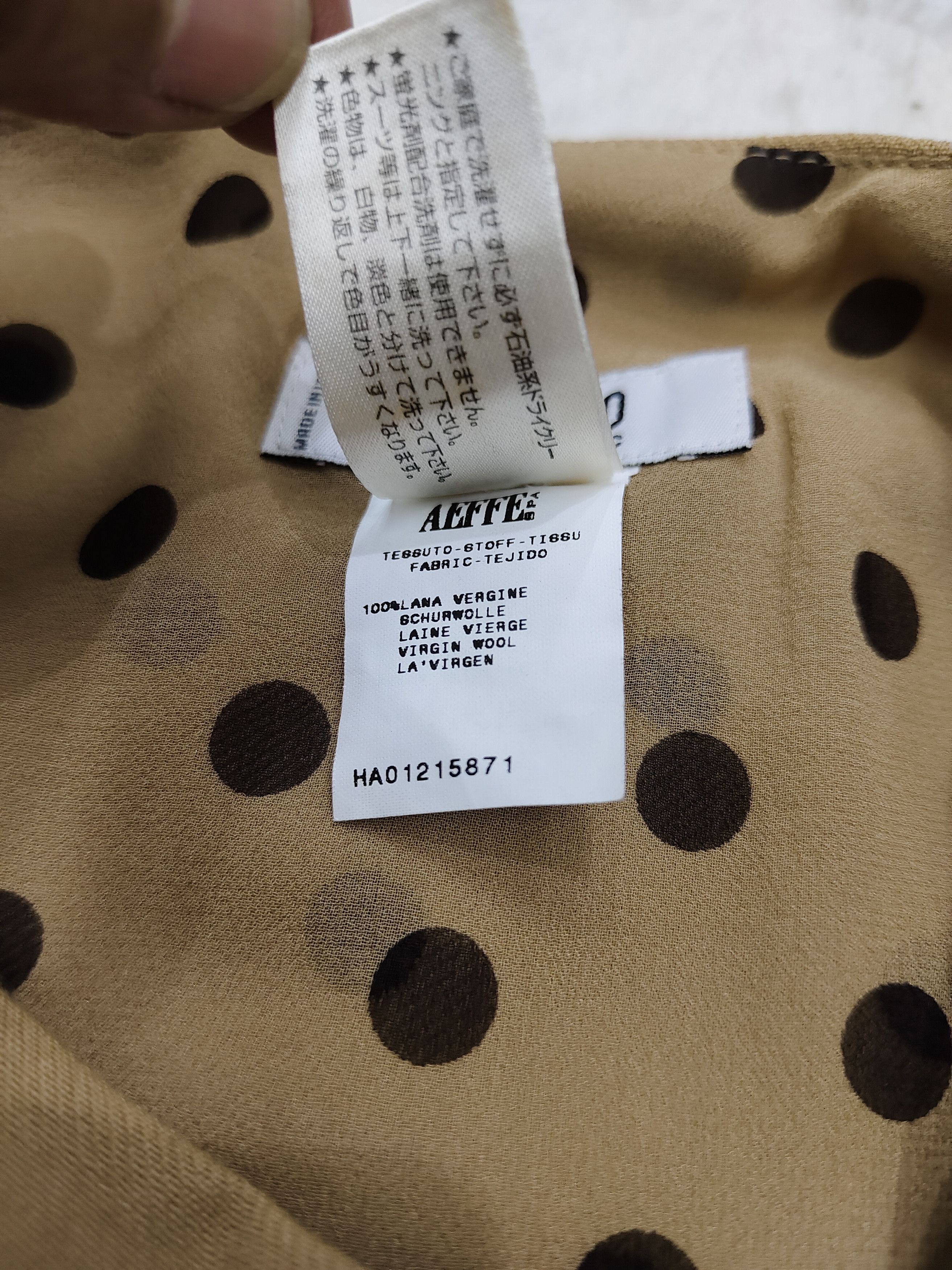 Moschino 🇮🇹 Vtg Moschino Cheapandchic Textured Polkadot Wool Skirt Size 28" / US 6 / IT 42 - 11 Thumbnail