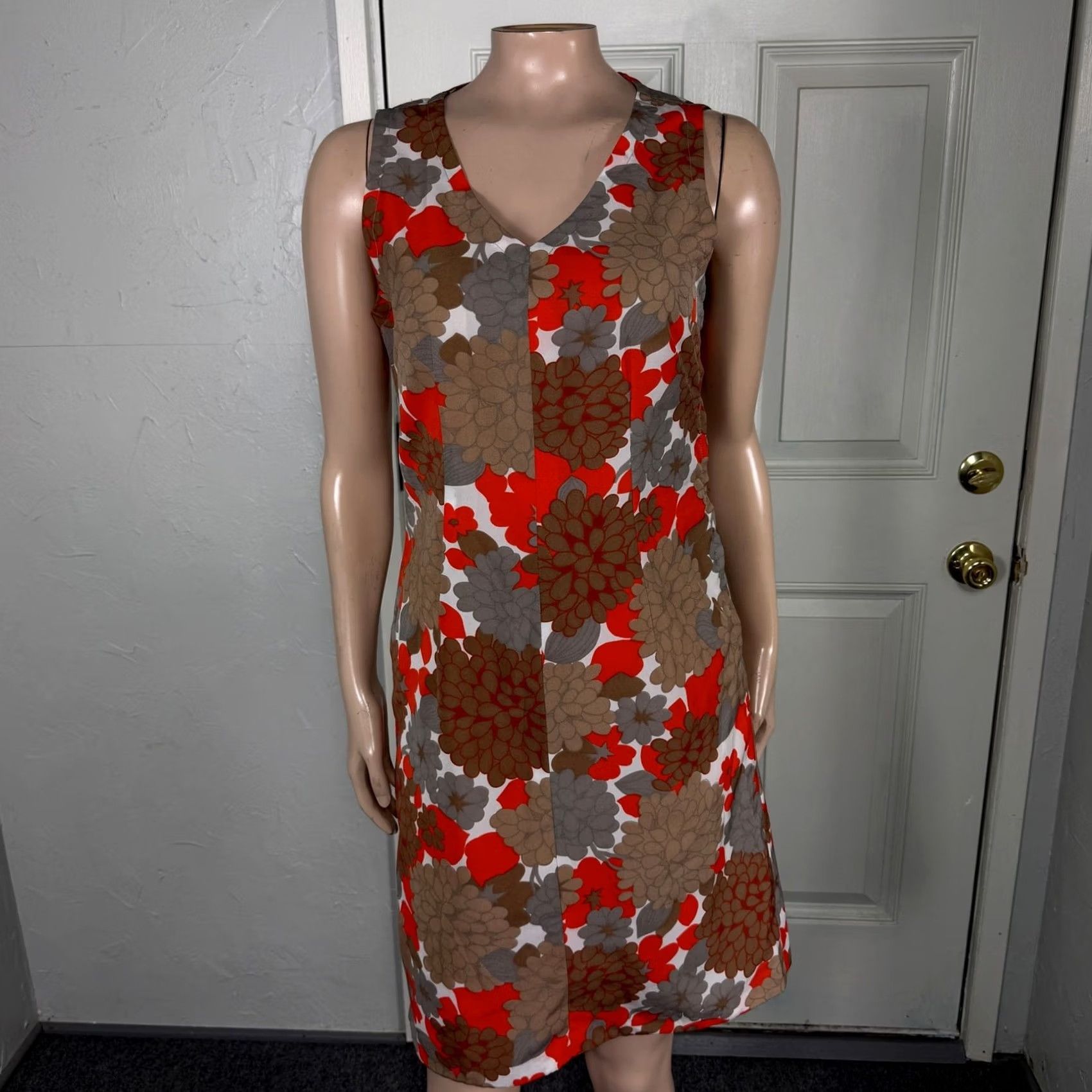 Vintage VINTAGE Handmade Hawaii Dress Women's Mini Polyester Floral Shift 70s G3-27 Size S / US 4 / IT 40 - 2 Thumbnail