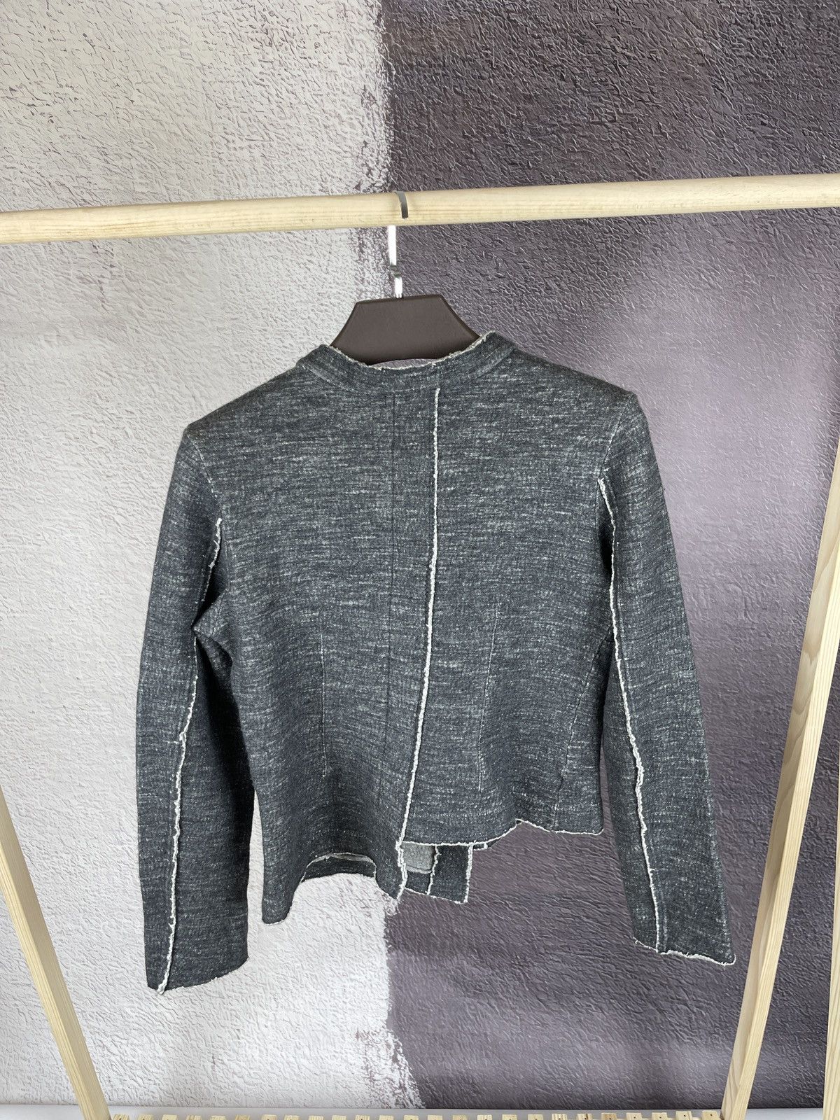 Other Jayko Jayko asymmetric wool cotton grey jacket Size M / US 6-8 / IT 42-44 - 11 Thumbnail