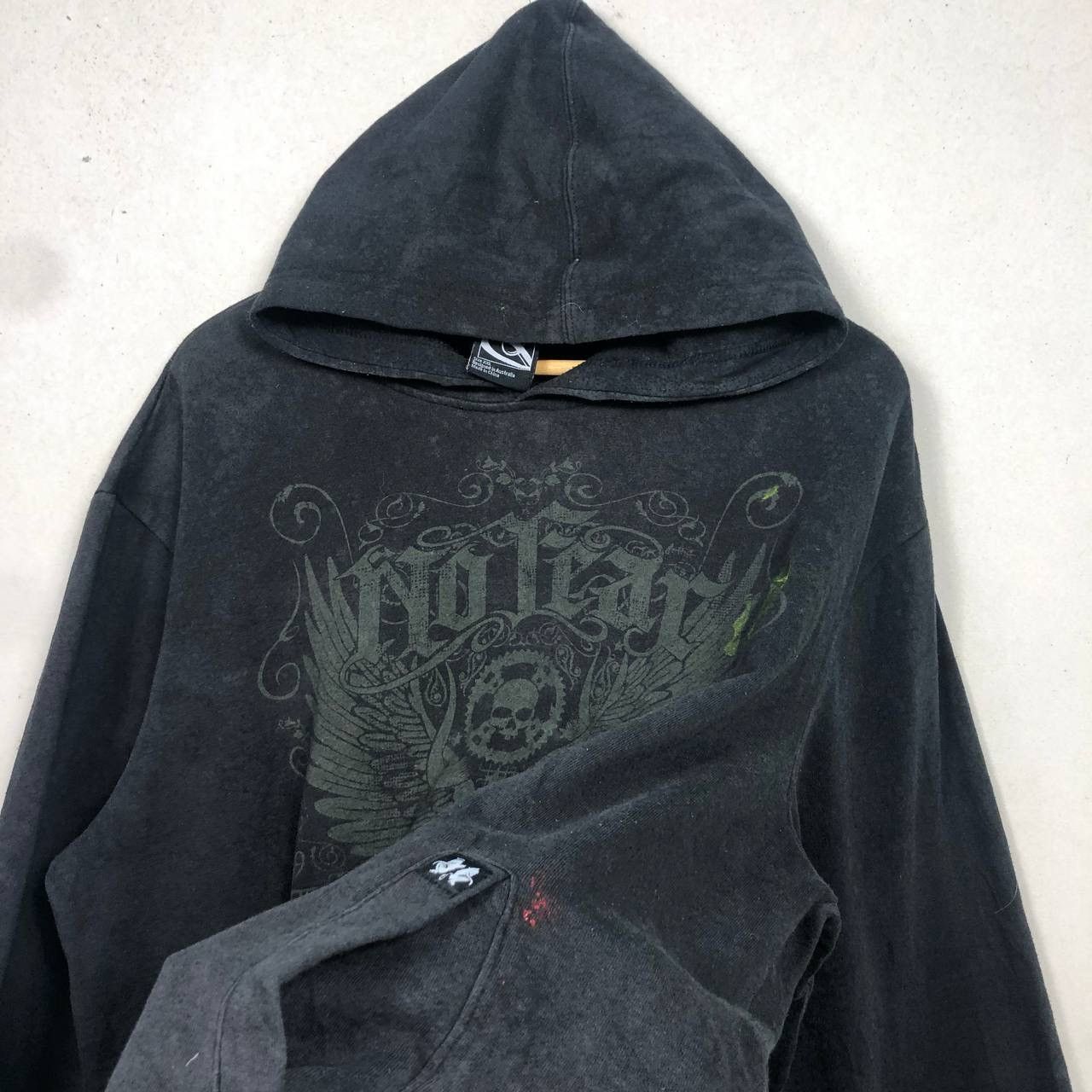 Affliction × No Fear Vintage No Fear Skateboard Skull Eagle Print Trash Hoodie Size US XXL / EU 58 / 5 - 5 Thumbnail