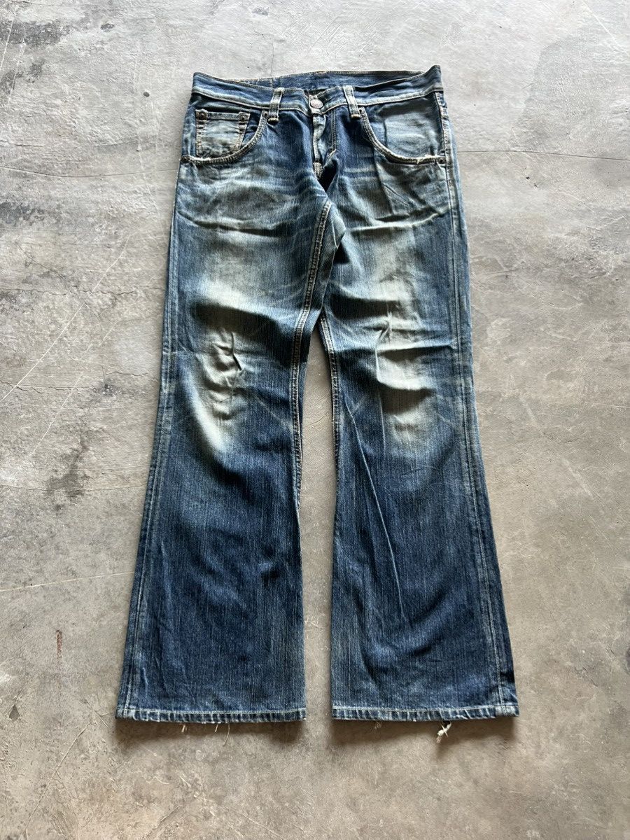 20471120 × Edwin × Japanese Brand flare edwin blue trip 503 dope faded washed punk grunge Size US 33 - 1 Thumbnail