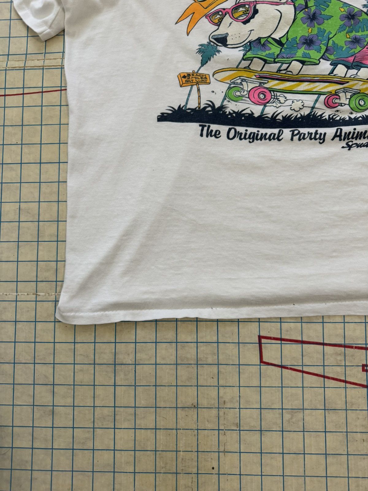 Budweiser × Vintage Vintage Bud Light Spuds Mackenzie Promo Tee 80’s Size US XL / EU 56 / 4 - 7 Thumbnail