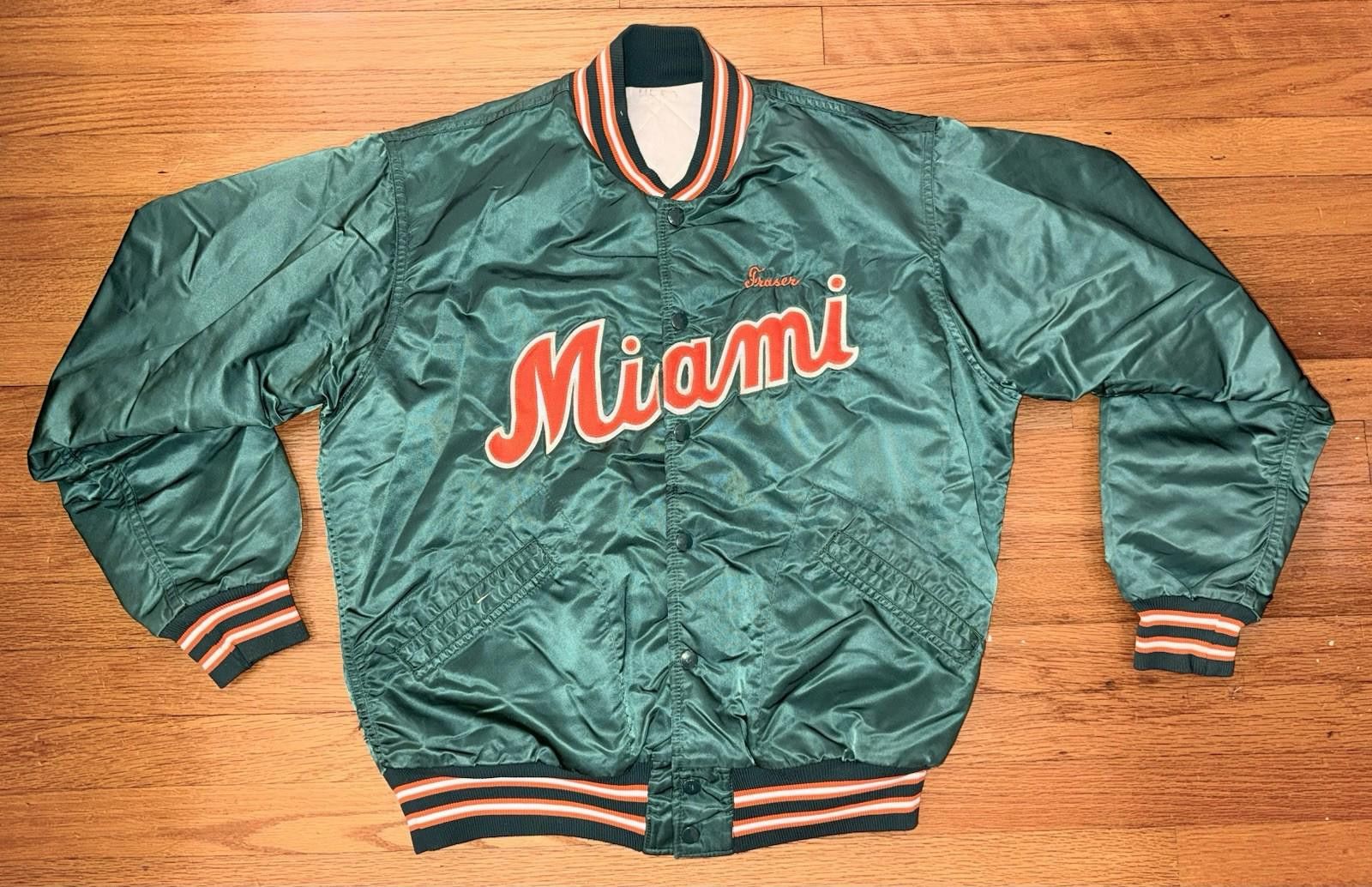 Starter Ron Fraser’s Miami Hurricane Starter Jacket L University VTG Size ONE SIZE - 7 Thumbnail