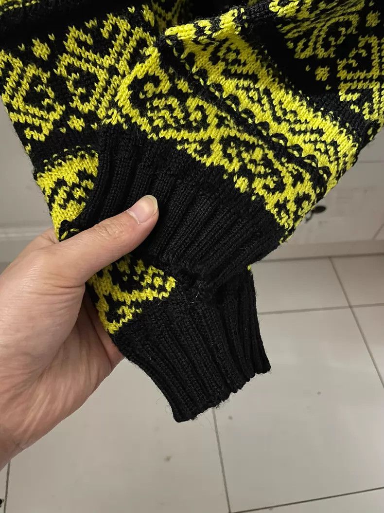 Versace Versace Ribbed trim with wool knit Size 3XL / US 20-22 - 6 Thumbnail