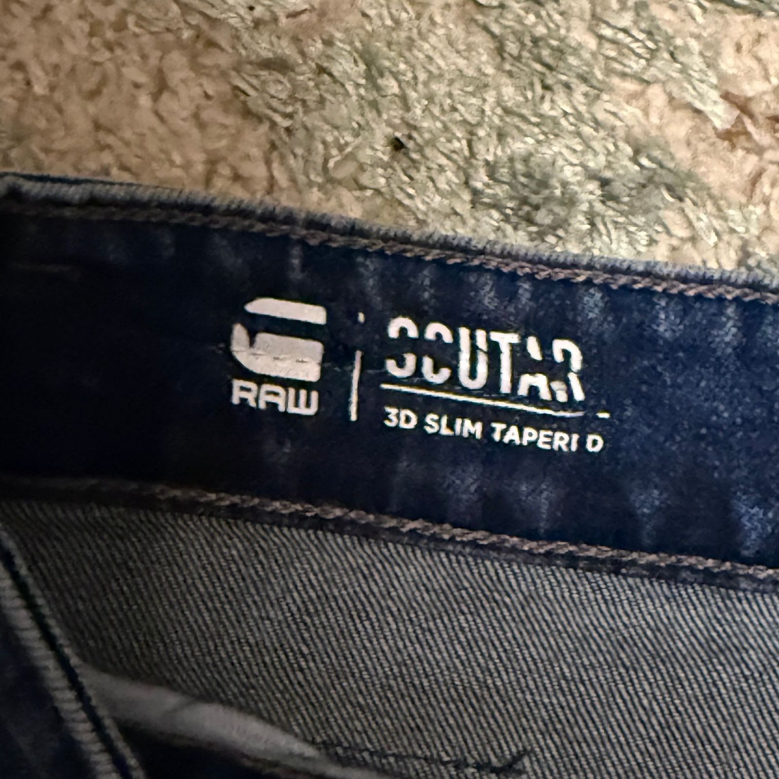 G-Star G Star Raw Scutar 3D Slim Tapered Jeans 34x32 Streetwear Size US 34 / EU 50 - 5 Thumbnail