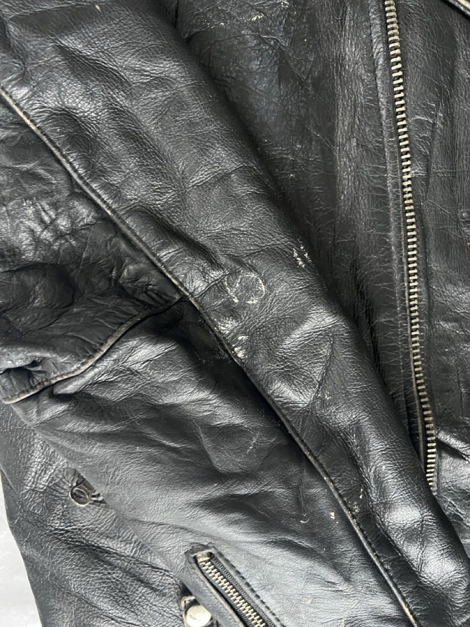 Avirex Avirex USA Leather Biker Jacket – XL – Made in Korea – 1990s Size US XL / EU 56 / 4 - 10 Thumbnail