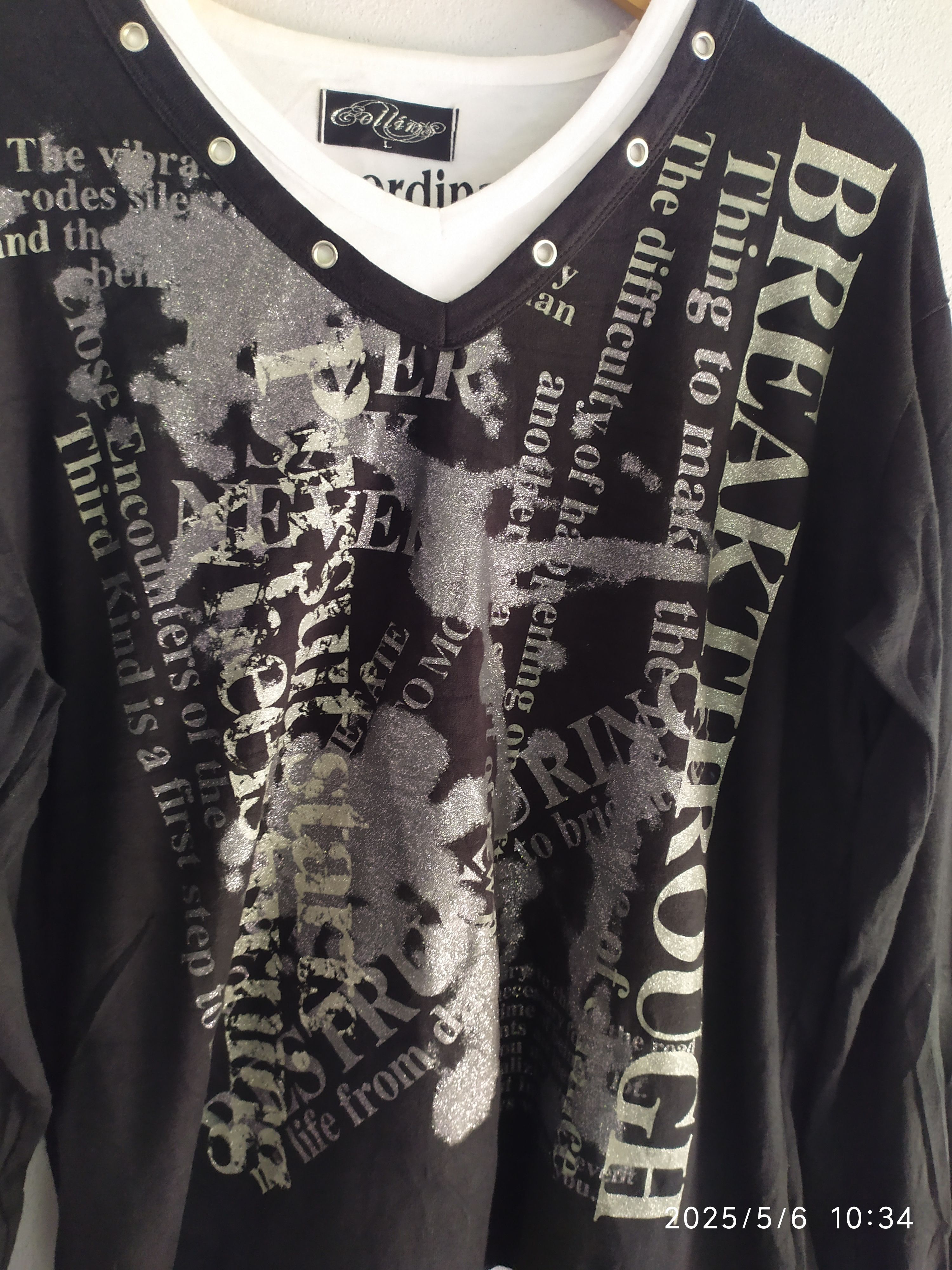 If Six Was Nine × Japanese Brand × Le Grande Bleu (L.G.B.) Japanese colins long sleeve ifsixwasnine lgb style Size US L / EU 52-54 / 3 - 6 Thumbnail