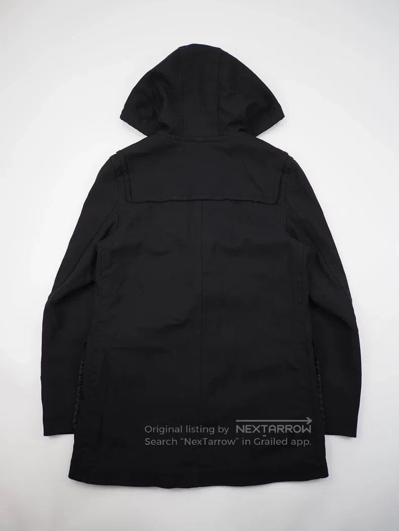 Comme des Garcons Comme Des Garcons Black long hooded coat in size S Size S / US 4 / IT 40 - 2 Thumbnail
