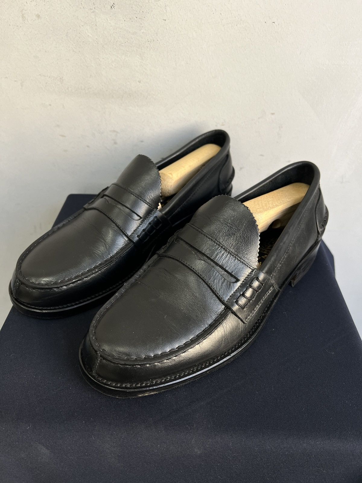 Japanese Brand Rare streetwear leather loafers England style y2k Size US 8.5 / EU 41-42 - 5 Thumbnail