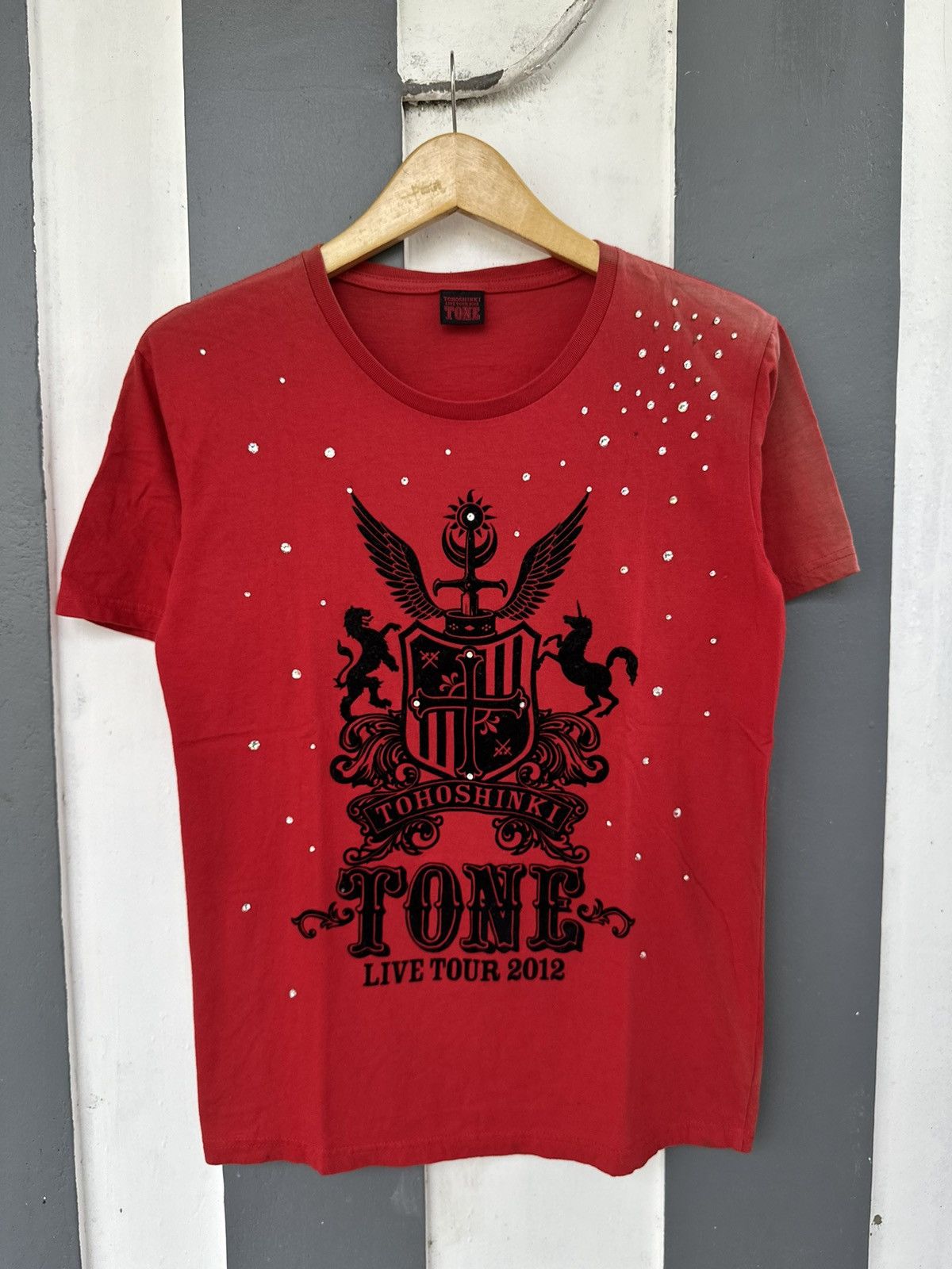 Band Tees × Beauty Beast × If Six Was Nine TVXW TOHOSHINKI TONE TOUR DUO POP STUDED TSHIRT Size US S / EU 44-46 / 1 - 1 Thumbnail