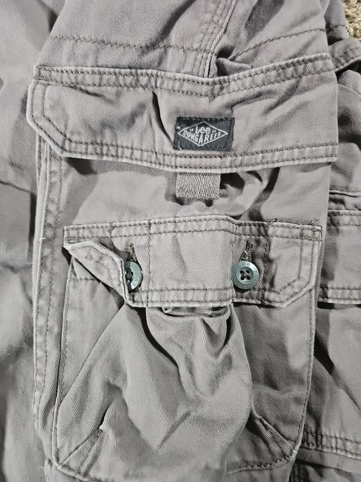 Lee Lee Dungarees Cargo Shorts Sz 50 Gray Utility Grunge Size US 44 / EU 60 - 9 Thumbnail