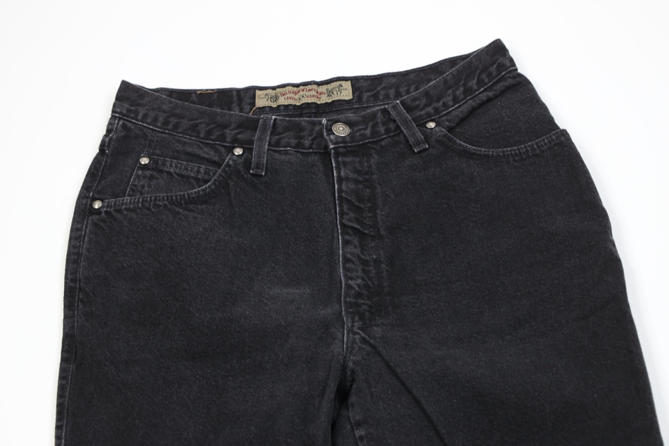 Levi's Vintage 90s Levis 900 Series High Waist Tapered Leg Jeans Size 28" / US 6 / IT 42 - 2 Thumbnail