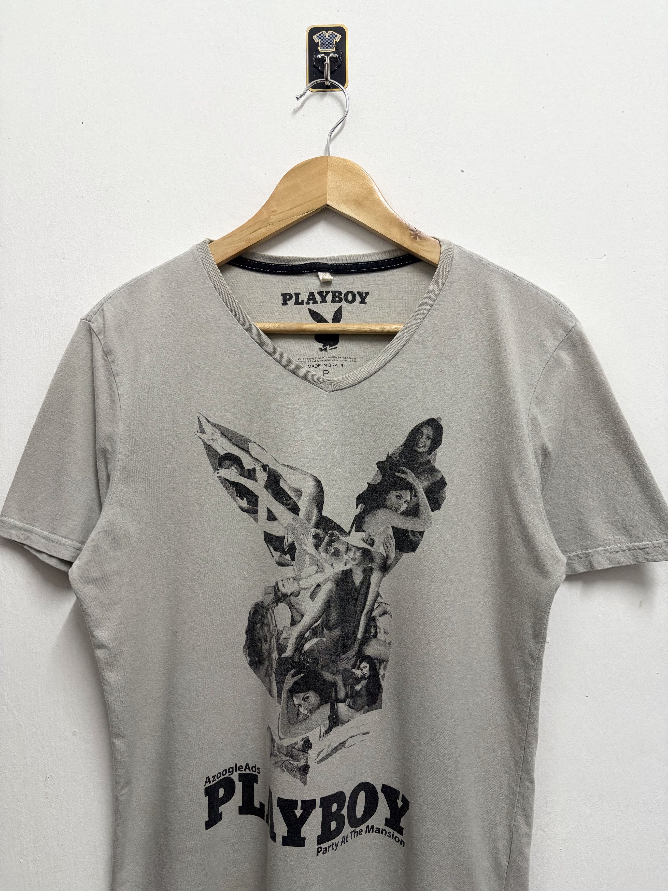 Hysteric Glamour × Playboy × Vintage 2000's Playboy - Party At the Mansion T-Shirt Size L / US 10 / IT 46 - 3 Thumbnail