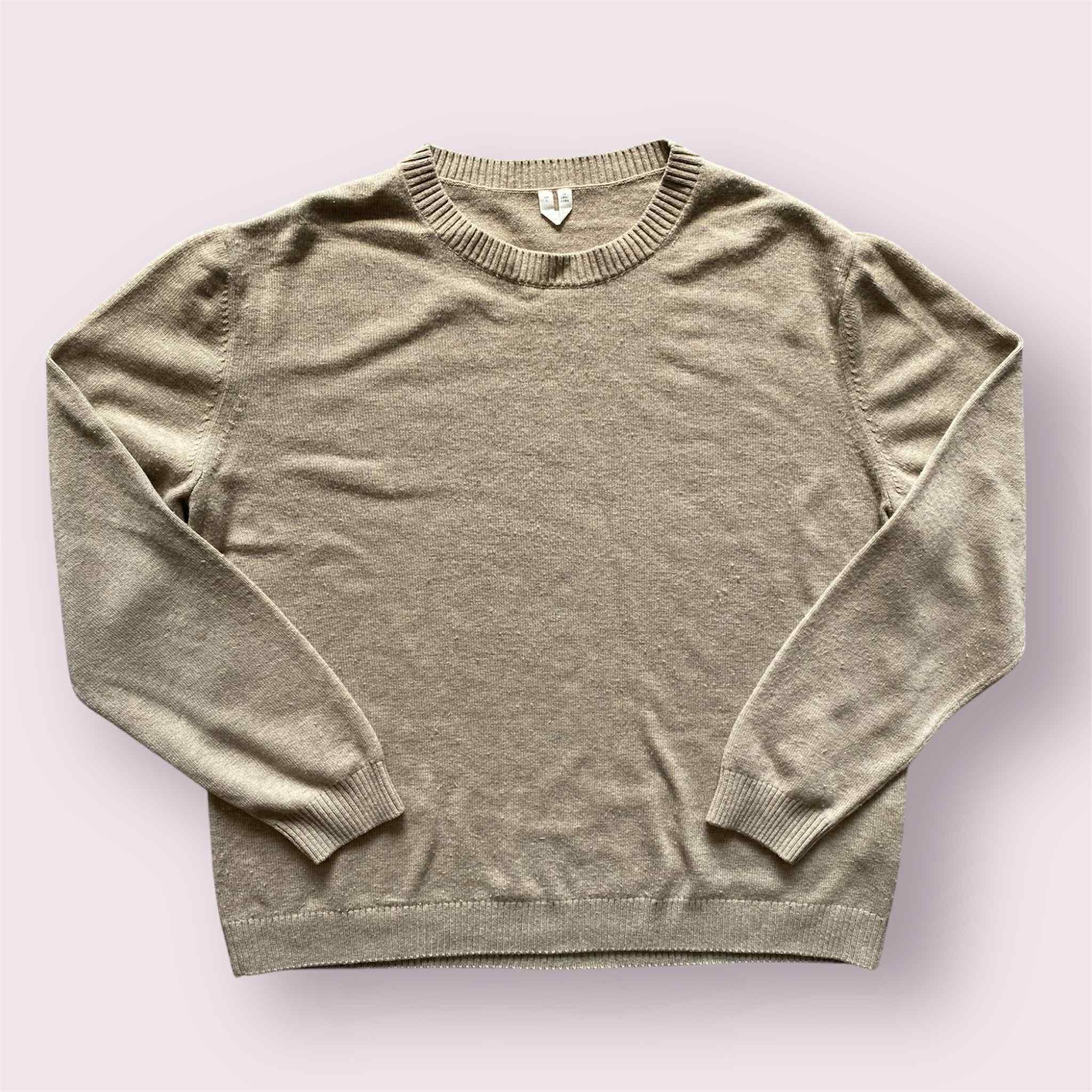 Arket Arket Clean Pullover Sweater Beige Size US L / EU 52-54 / 3 - 1 Thumbnail