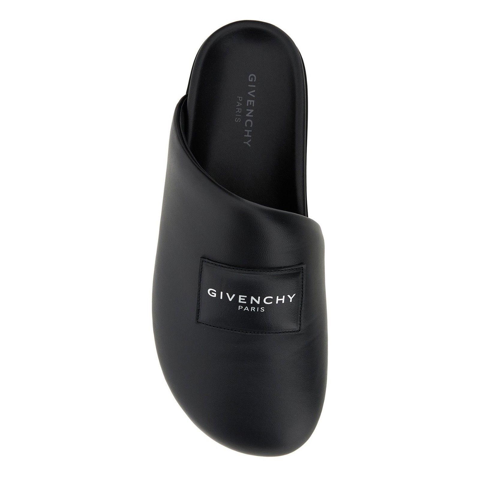 Givenchy GIVENCHY Black Leather Slippers New & Authentic (Men's size: Size US 9.5 / EU 42-43 - 2 Thumbnail