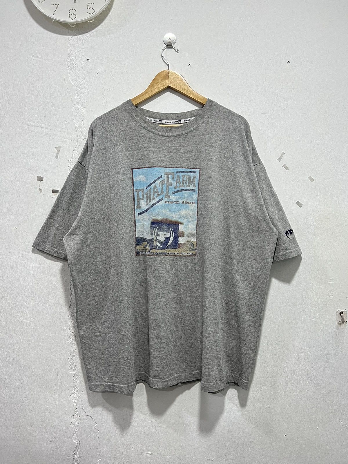 Phat Farm × Vintage Vintage Phat Farm American Flava Tshirt Size US XXL / EU 58 / 5 - 1 Thumbnail