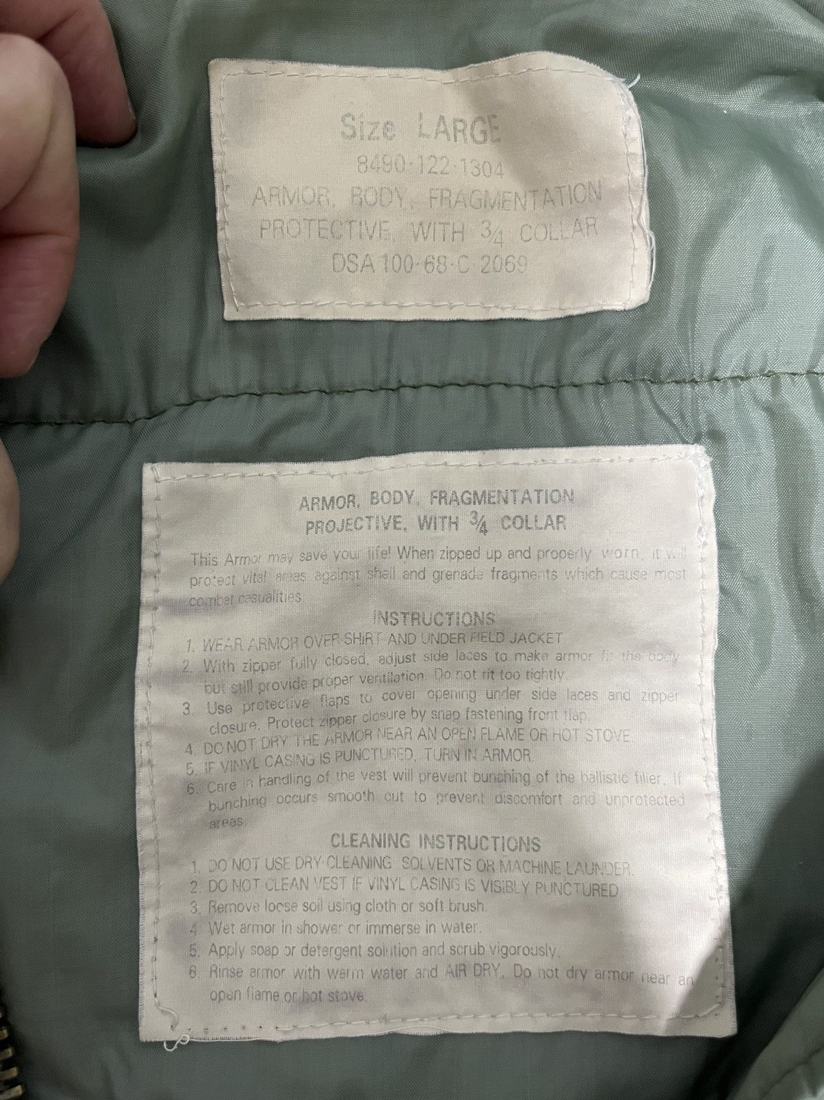 Vintage Rare vintage 1968 military fragmentation utility vest Size US L / EU 52-54 / 3 - 3 Thumbnail