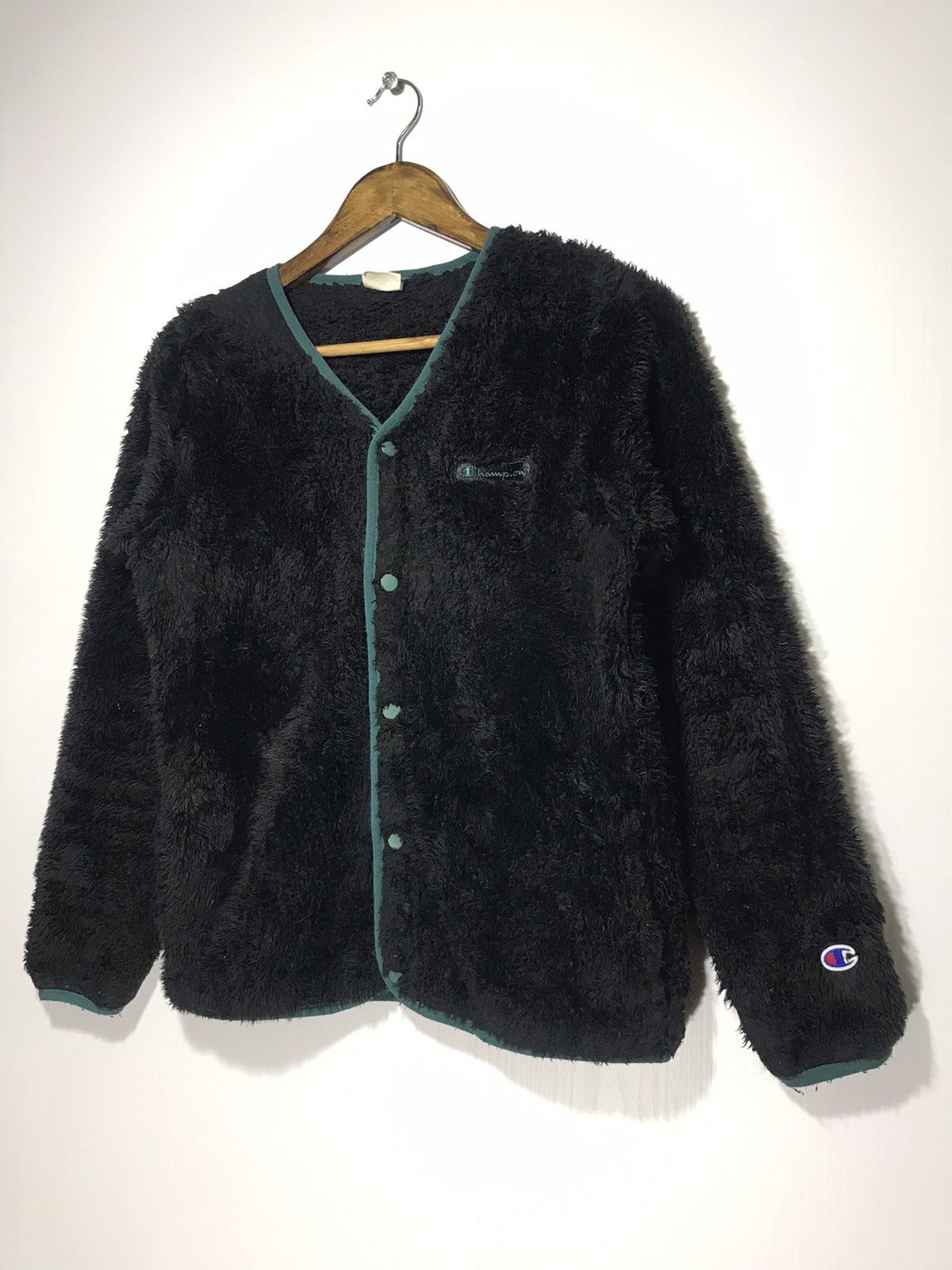 Champion × Vintage Cardigan Champion Mohair Sweater Small Size Size S / US 4 / IT 40 - 2 Thumbnail