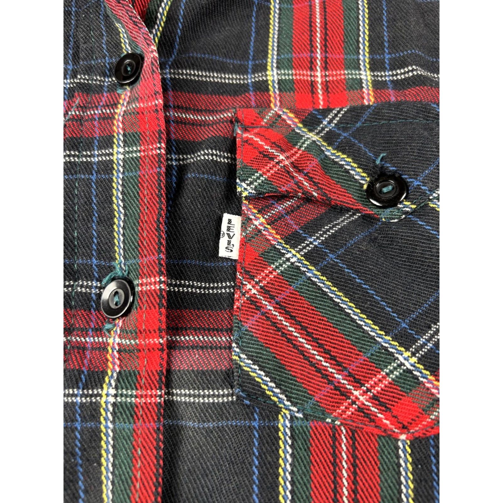 Levi's VINTAGE Levi's Flannel Shirt Mens XS Red Plaid Button-Up Long Sleeve Size XS Regular Size US XS / EU 42 / 0 - 3 Thumbnail