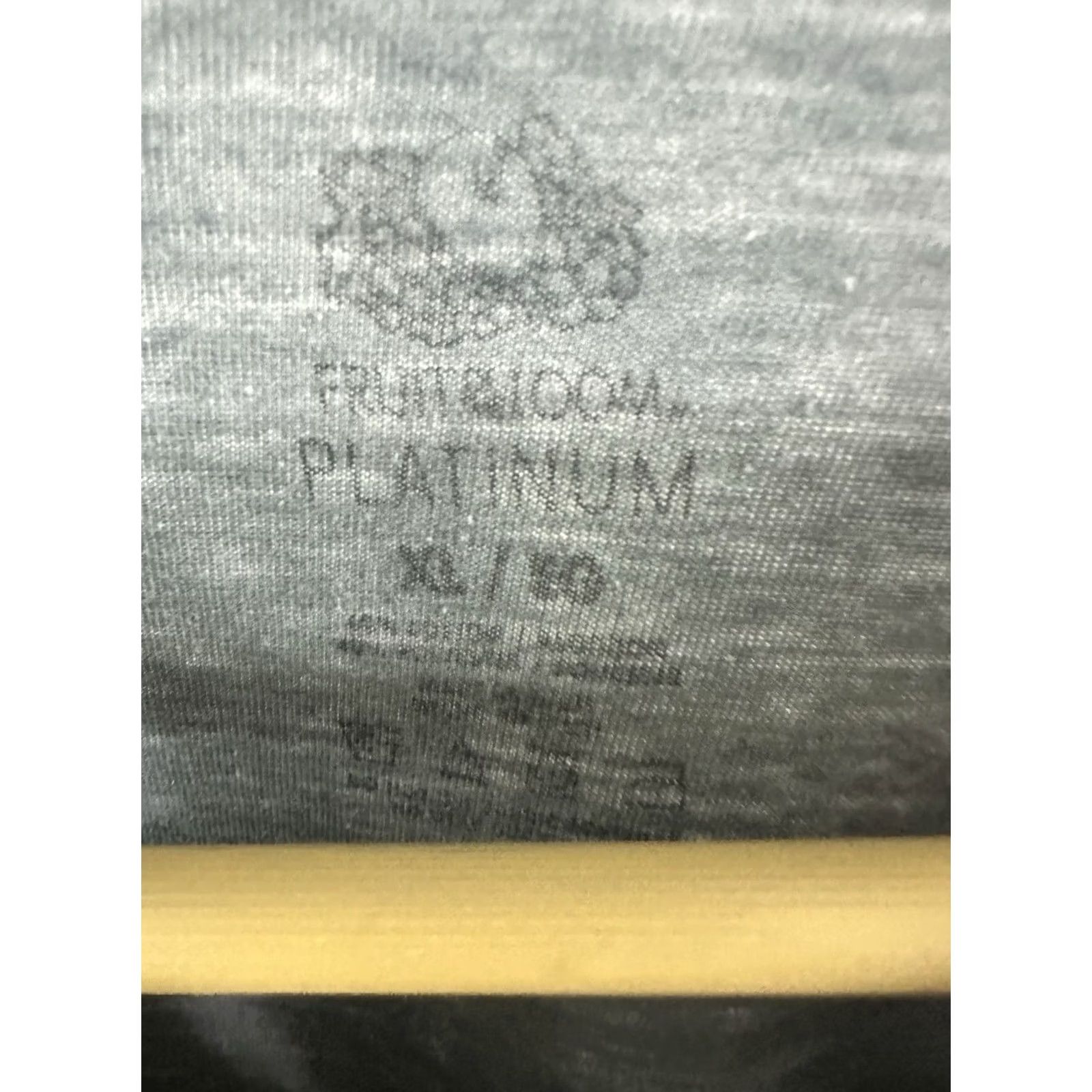 Fruit Of The Loom VINTAGE Fruit of the Loom WIP Work T-Shirt XL Gray Men Size US XL / EU 56 / 4 - 5 Thumbnail