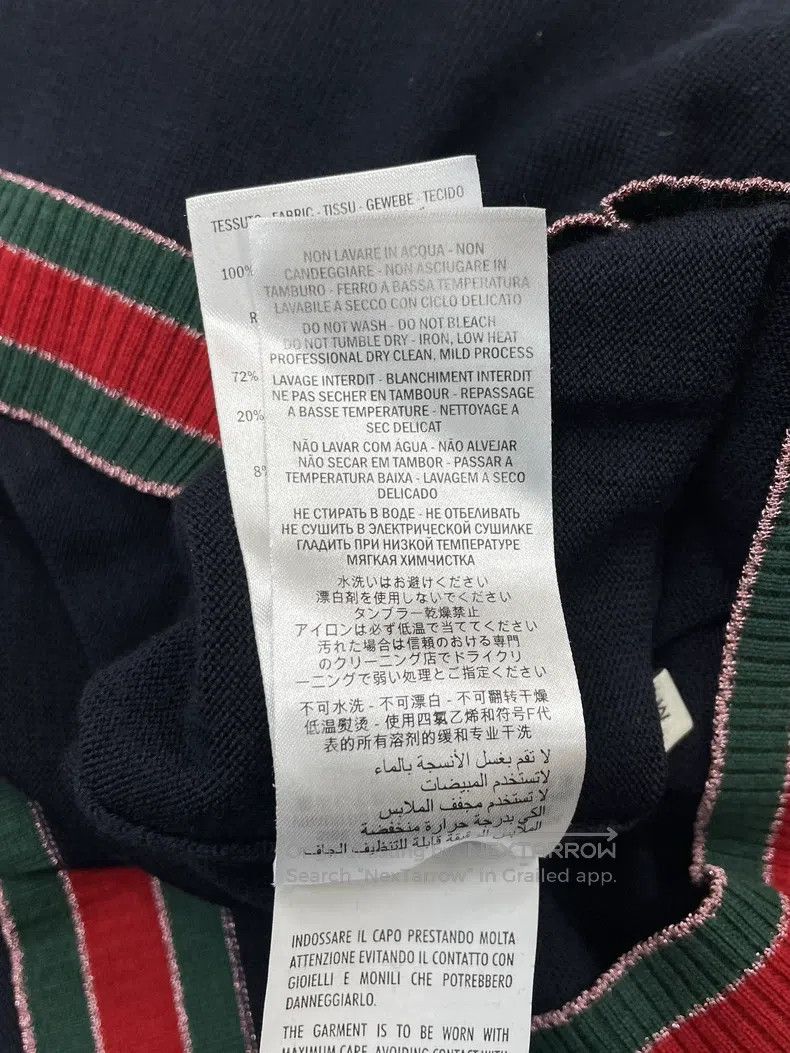 Gucci Gucci Dark blue woollen sweater Size US M / EU 48-50 / 2 - 6 Thumbnail