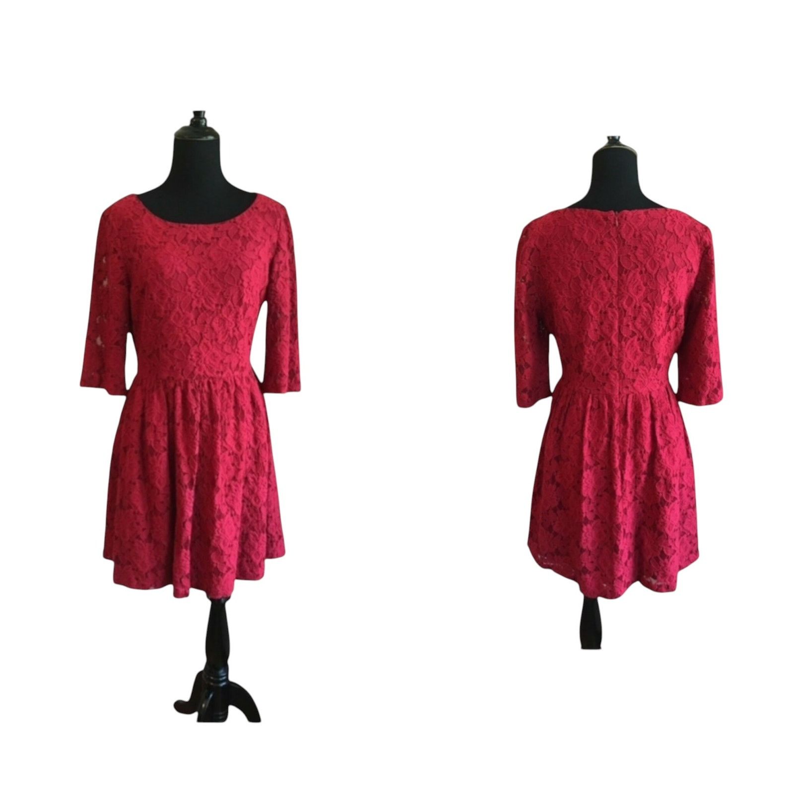 Cynthia Rowley 3 Dress Bundle size Large Velvet Lace & Casual Chic Size L / US 10 / IT 46 - 5 Thumbnail