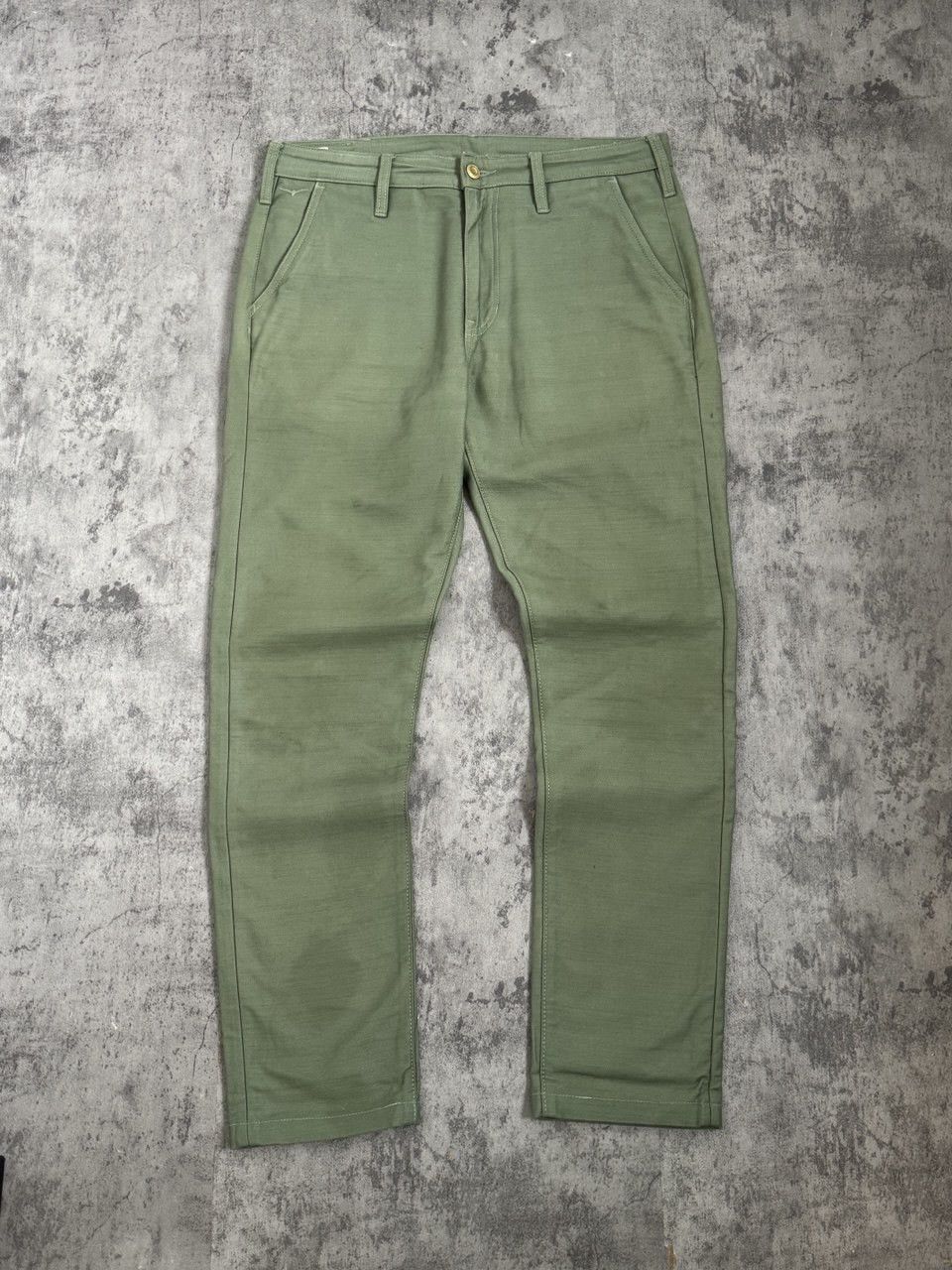 Benzak Denim Developers Benzak Denim Developers Tapered Chino Green Military Pants Size US 30 / EU 46 - 1 Thumbnail