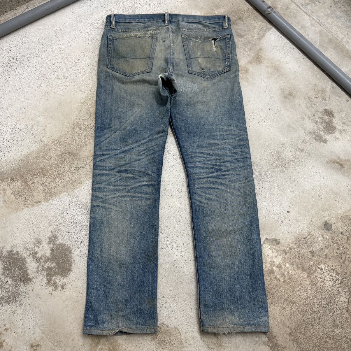 NSF NSF Muddy Distressed Slim Fit Buttonfly Denim Pants Size US 31 - 2 Thumbnail