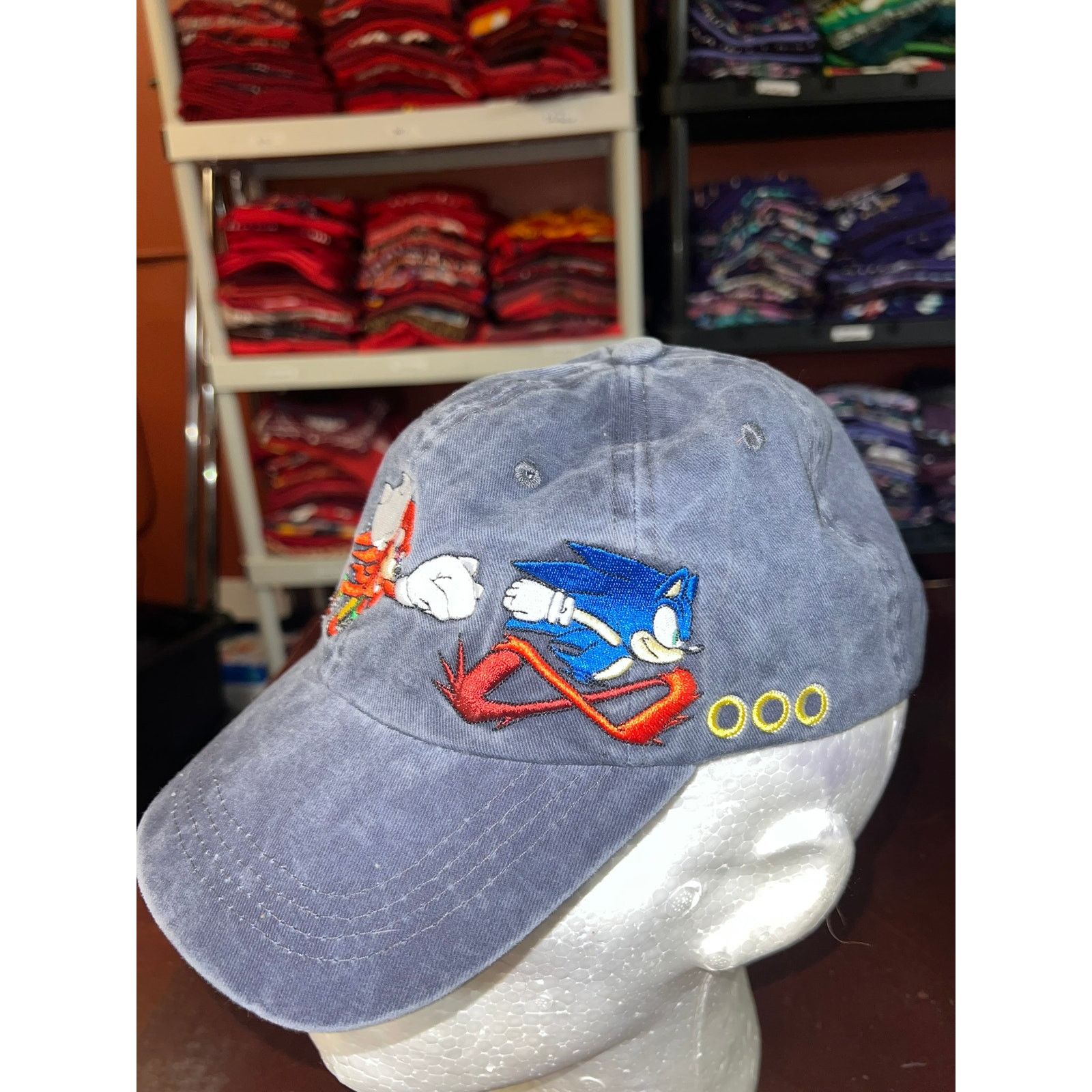 Vintage Sonic The Hedgehog Hat Knuckles Baseball Style Cap Headwear Size ONE SIZE - 2 Thumbnail