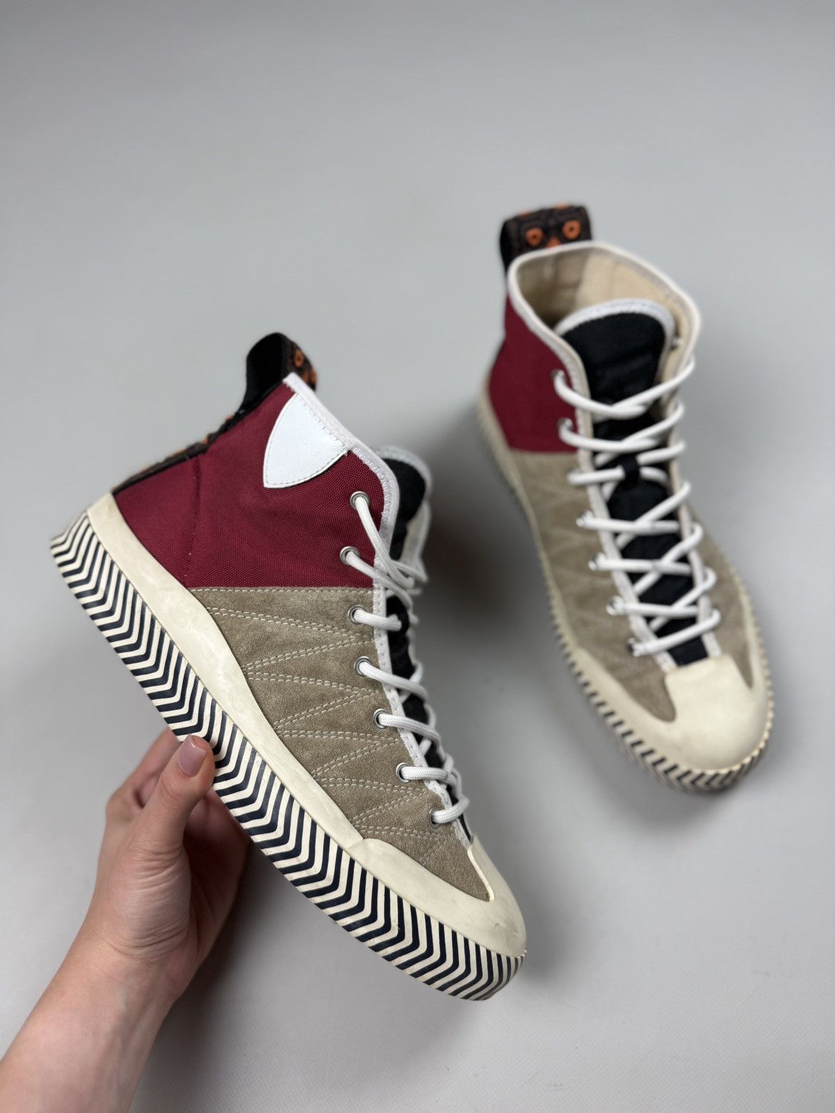 Acne Studios Acne Studios FW17 Connor High Top Sneakers Shoes Size 44 Size US 10 / EU 43 - 3 Thumbnail
