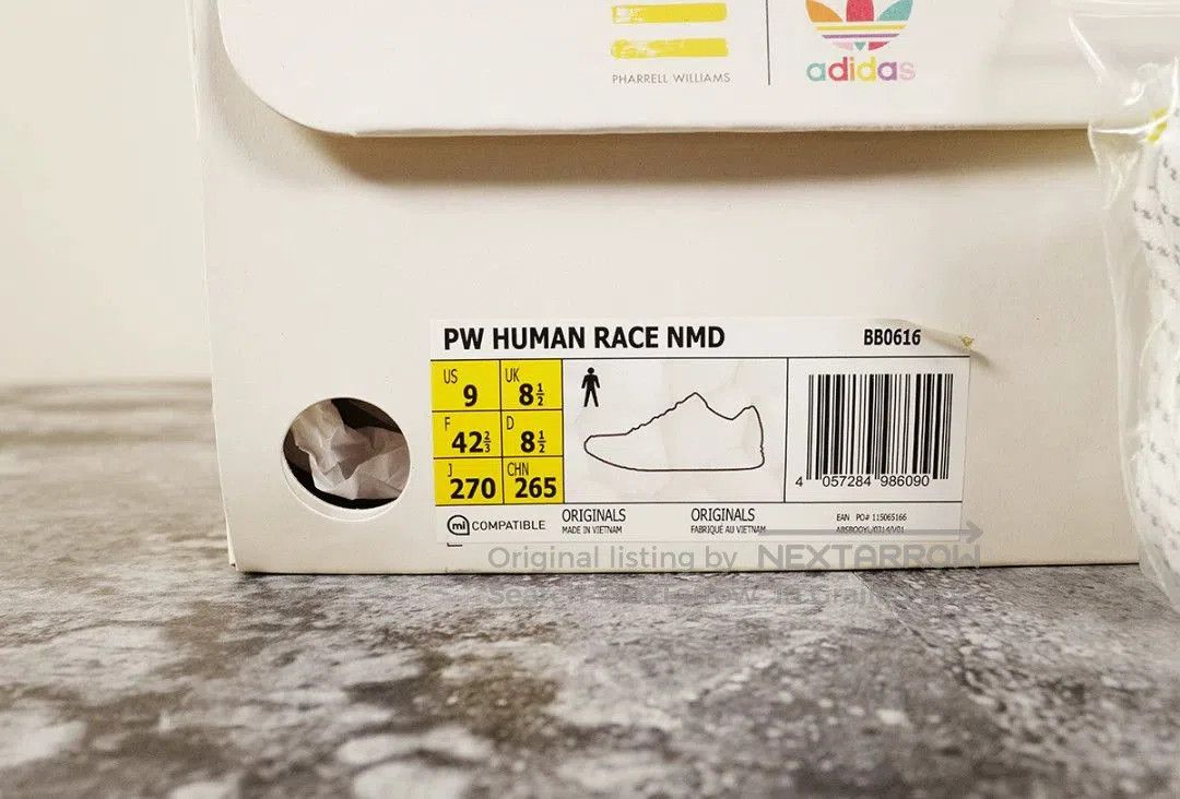 Pharrell Adidas x Pharrell Human Race NMD. Size US 9.5 / EU 42-43 - 7 Thumbnail