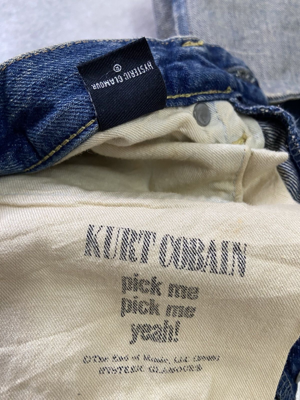 Hysteric Glamour Hysteric Glamour x Nirvana Y2K Studded Denim Jeans Size US 28 / EU 44 - 9 Thumbnail
