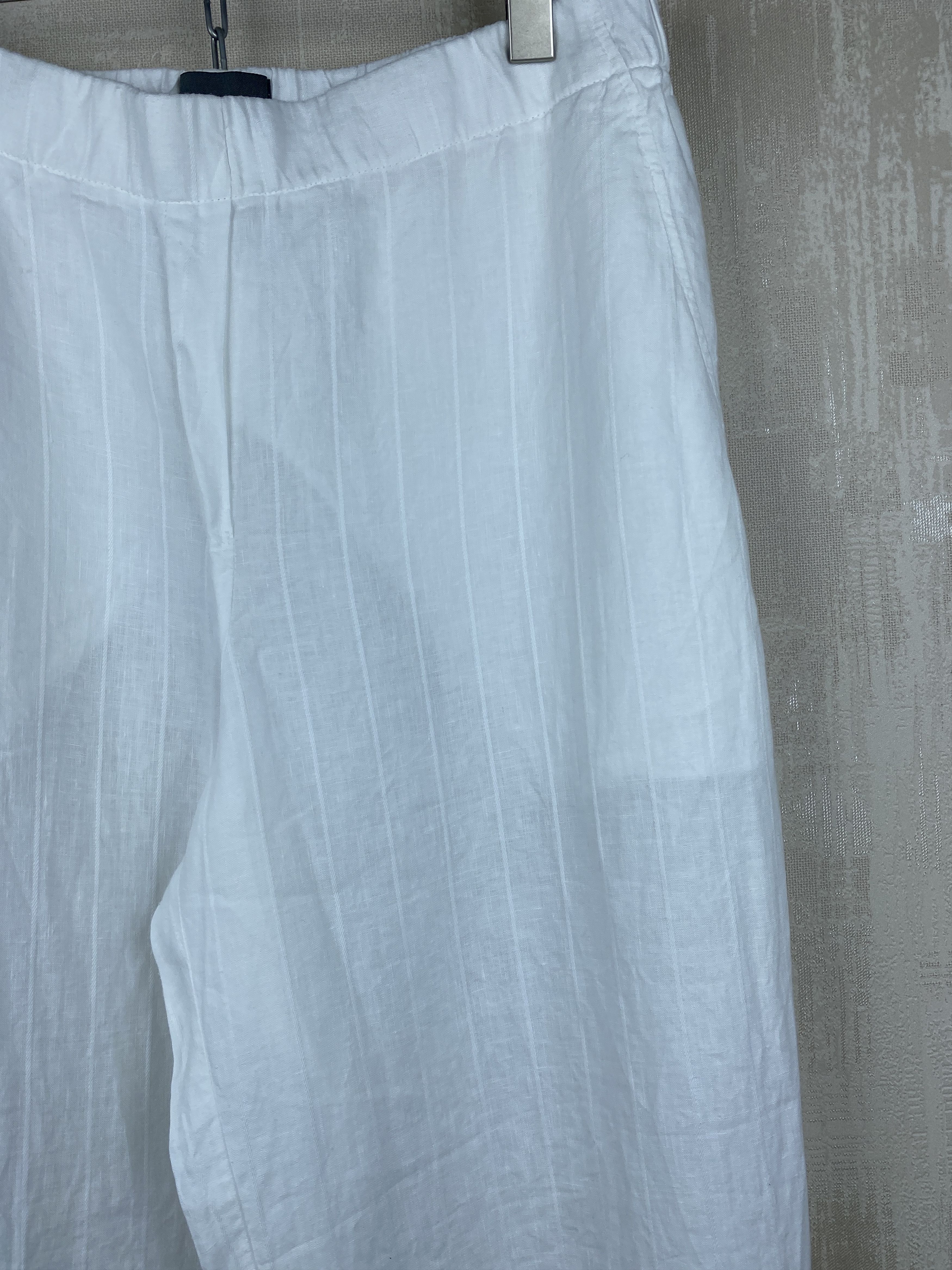 Other Oska Linen White Relaxed Boho Trousers Pants Size 27" / US 4 / IT 40 - 5 Thumbnail
