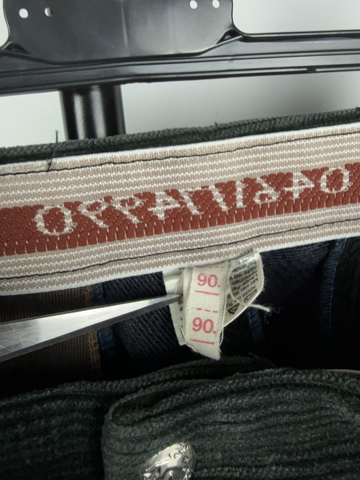 Japanese Brand × Vintage Vintage 80s 90s Velvet Horse pants leather knees y2k Size 28" / US 6 / IT 42 - 10 Thumbnail