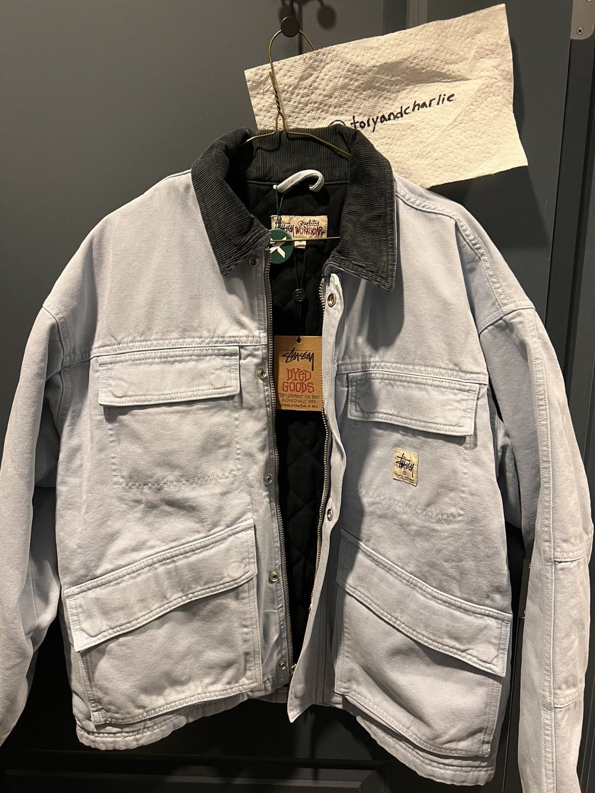 Stussy Washed Canvas Shop Jacket | Grailed