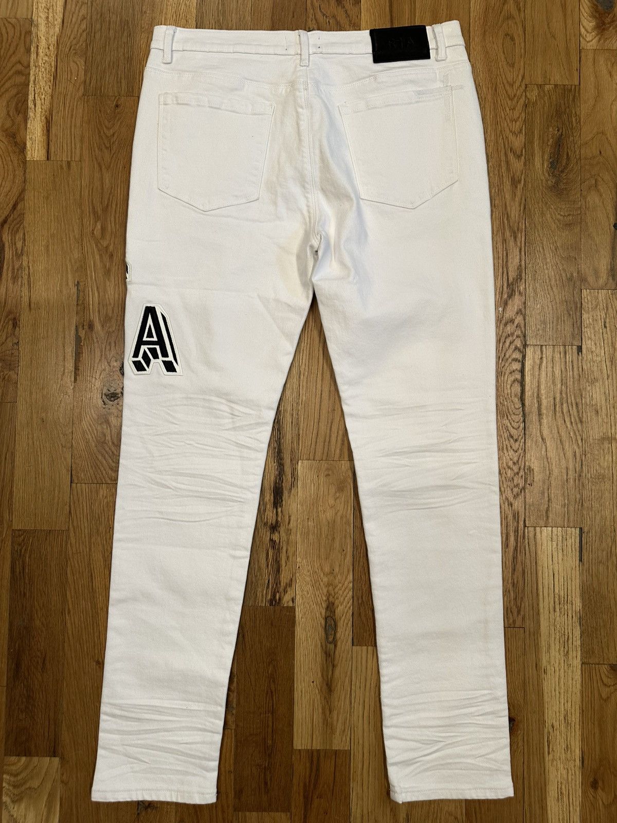 Rta Rta Black 3D Spell White Denim Jeans Size 34 Size US 34 / EU 50 - 2 Thumbnail